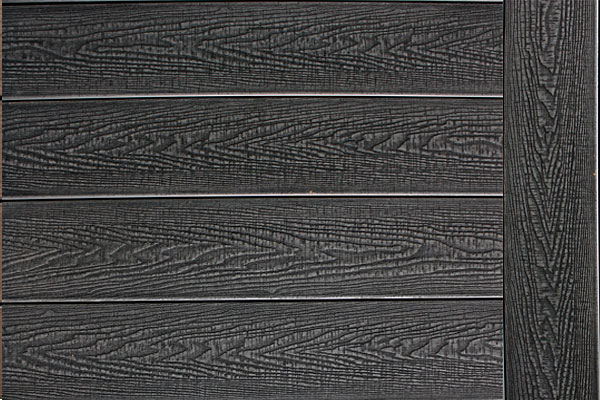 wpc black composite decking board 2.9 m length