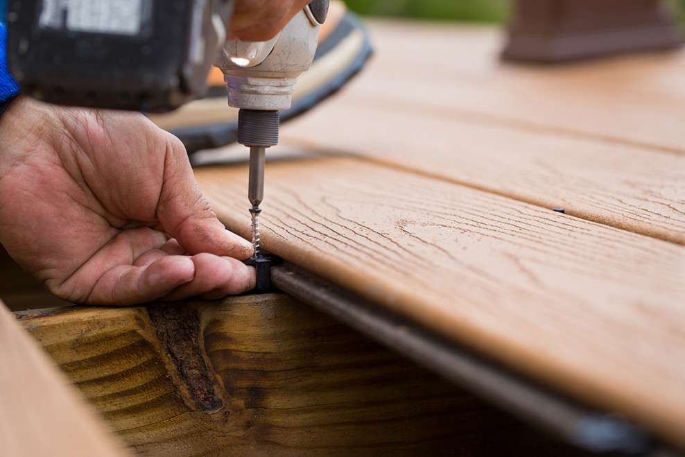 WPC decking installation - more boards wpc terrassendielen verlegen lassen kosten